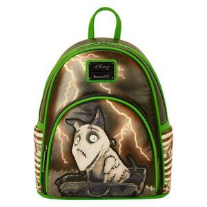 NWT Disney Loungefly Frankenweenie Glow-in Dark Mini Backpack